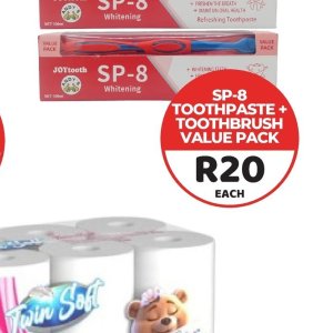 Toothpaste at 1UP