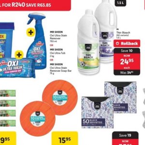 Stain remover at Makro