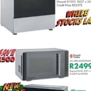 Microwave oven at Beares