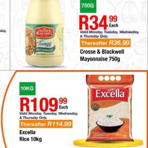 Mayonnaise at Take n Pay