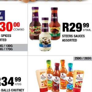 Sauces at Take n Pay