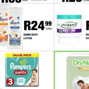 Body lotion at Take n Pay