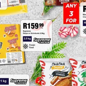 Schnitzel at Take n Pay
