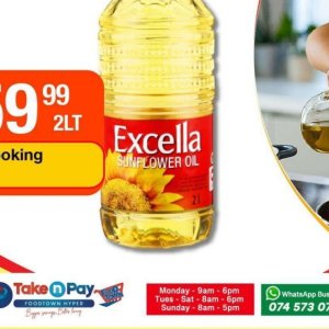Sunflower oil at Take n Pay