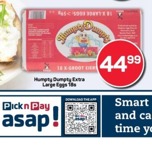Eggs at Pick n Pay Hyper