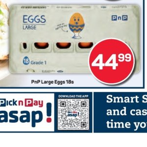 Eggs at Pick n Pay Hyper