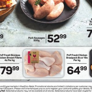 Sausages at Pick n Pay Hyper