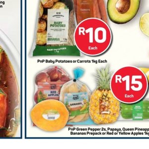 Potatoes at Pick n Pay Hyper
