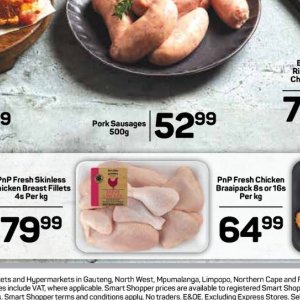 Sausages at Pick n Pay Hyper
