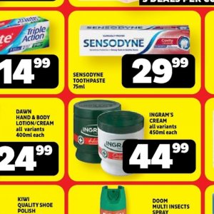 Toothpaste at Usave