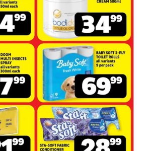 Toilet rolls at Usave