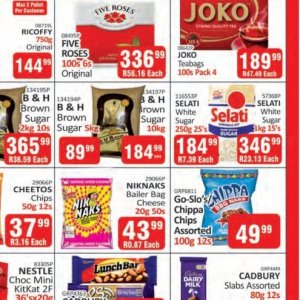 Sugar at Kit Kat Cash&Carry