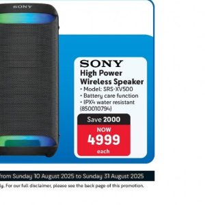 Speaker at Makro
