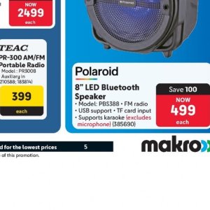 Speaker at Makro