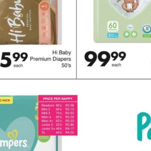 Diapers at Save Hyper