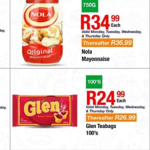 Mayonnaise at Take n Pay