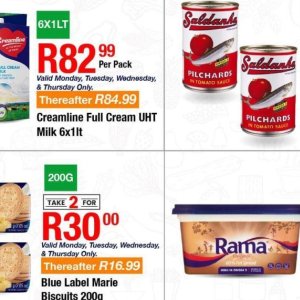 Cream at Take n Pay