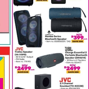 Bluetooth speaker at Game