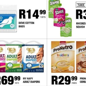 Diapers at Take n Pay