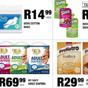 Diapers at Take n Pay