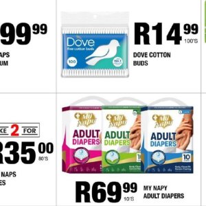 Diapers at Take n Pay