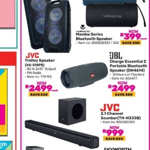 Bluetooth speaker at Game