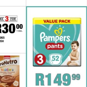 Diapers at Take n Pay
