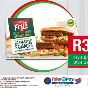 Sausages at Take n Pay