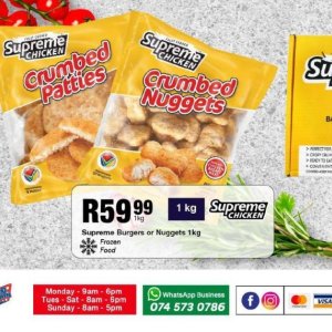 Burgers at Take n Pay