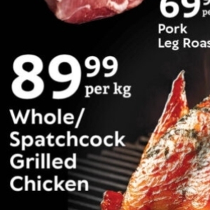 Grilled chicken at Oxford freshmarket