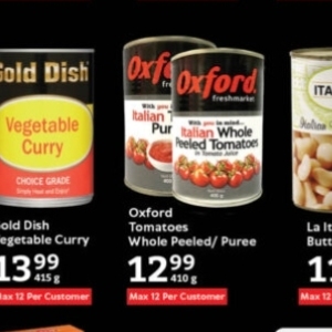 Purees at Oxford freshmarket