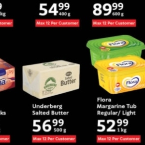 Margarine at Oxford freshmarket