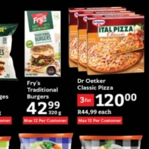 Pizza at Oxford freshmarket