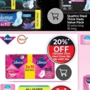 Tampons at Dis-Chem Pharmacies