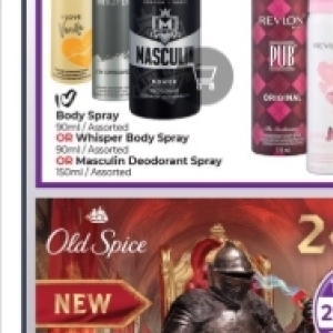Deodorant at Dis-Chem Pharmacies