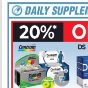 Supplements at Dis-Chem Pharmacies