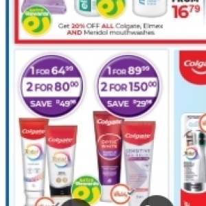 Toothpaste at Dis-Chem Pharmacies