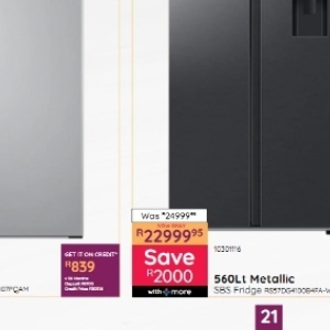 Fridge at Bradlows/Morkels