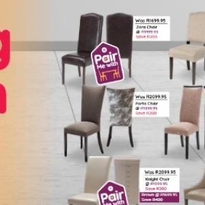 Chair at Bradlows/Morkels