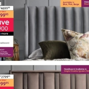 Headboard at Bradlows/Morkels