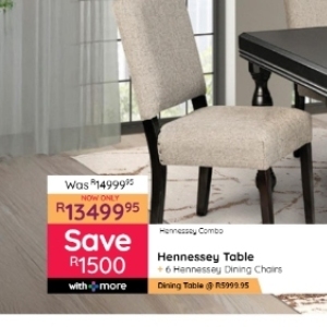 Table at Bradlows/Morkels