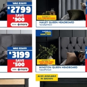 Headboard at Russells