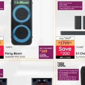  JBL at Bradlows/Morkels