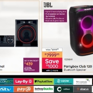 Bluetooth speaker at Bradlows/Morkels
