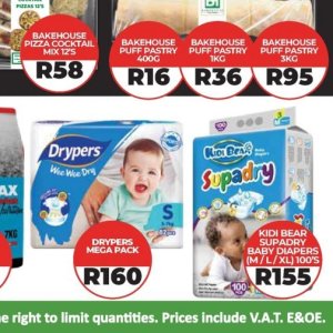 Diapers at 1UP
