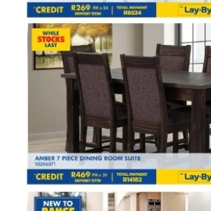 Dining room set at Russells