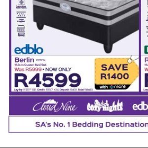 Bed at Sleepmasters