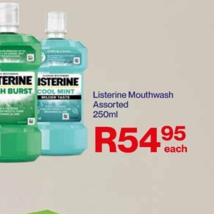 Mouthwash listerine  at Alpha Pharm