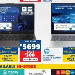 Laptop at Russells
