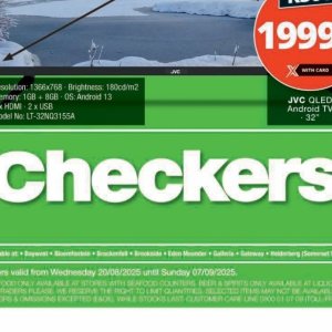 Seafood at Checkers Hyper